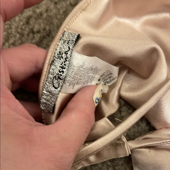 Satin Crop Top with Spaghetti Straps - Picture 3 of 3